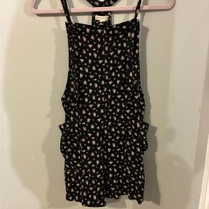 Aeropostale Black and Cream Floral Dress